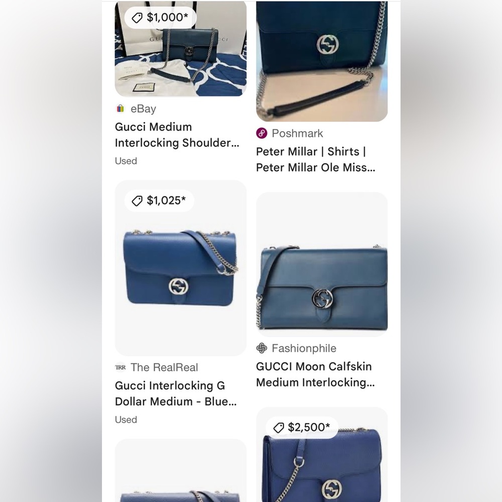 Authentic Gucci Interlocking Leather bag - Picture 3 of 16